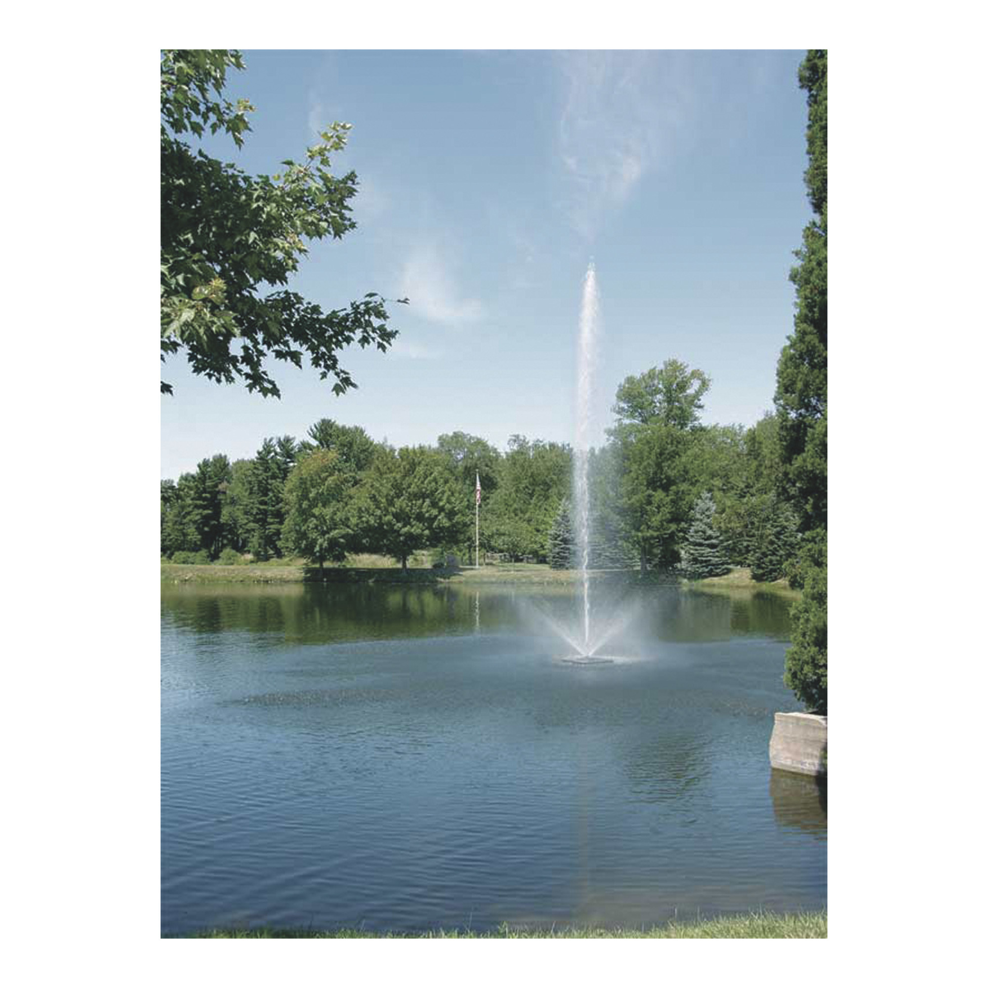 Scott Aerator Skyward Big Shot Fountain, 1 1/2 HP, 230 Volt, 100-Ft. Power Cord, Model# 13007